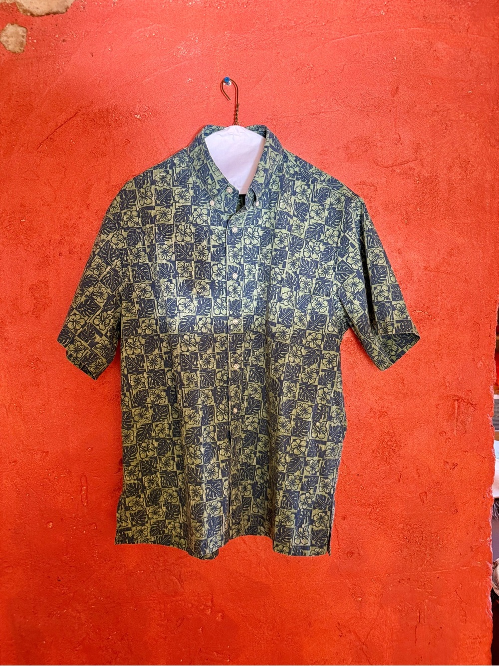 Reyn Spooner Classic Fit Aloha Shirt Short Sleeve Size Medium